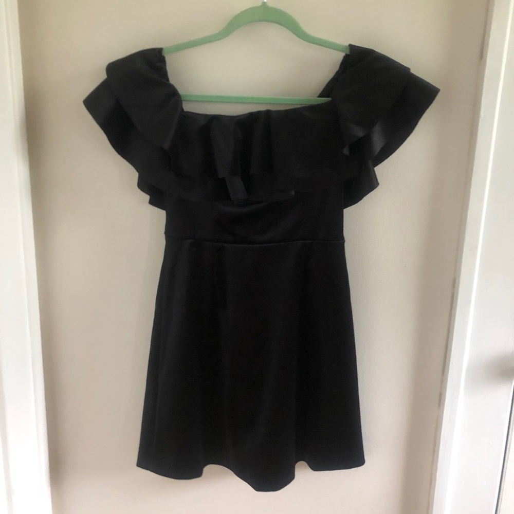 Velvet mini dress
